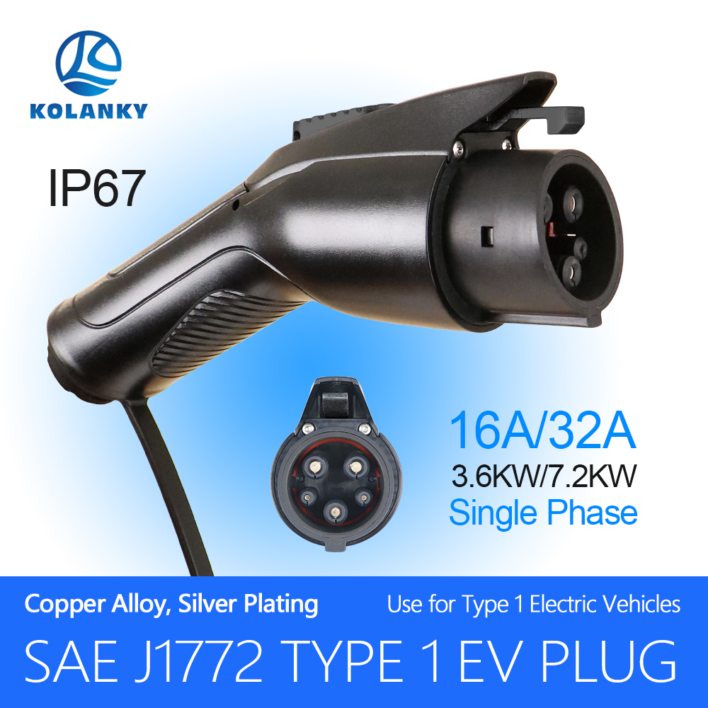 Ev Charger Adapter - Kolanky Ev cargador enchufe adaptador tipo