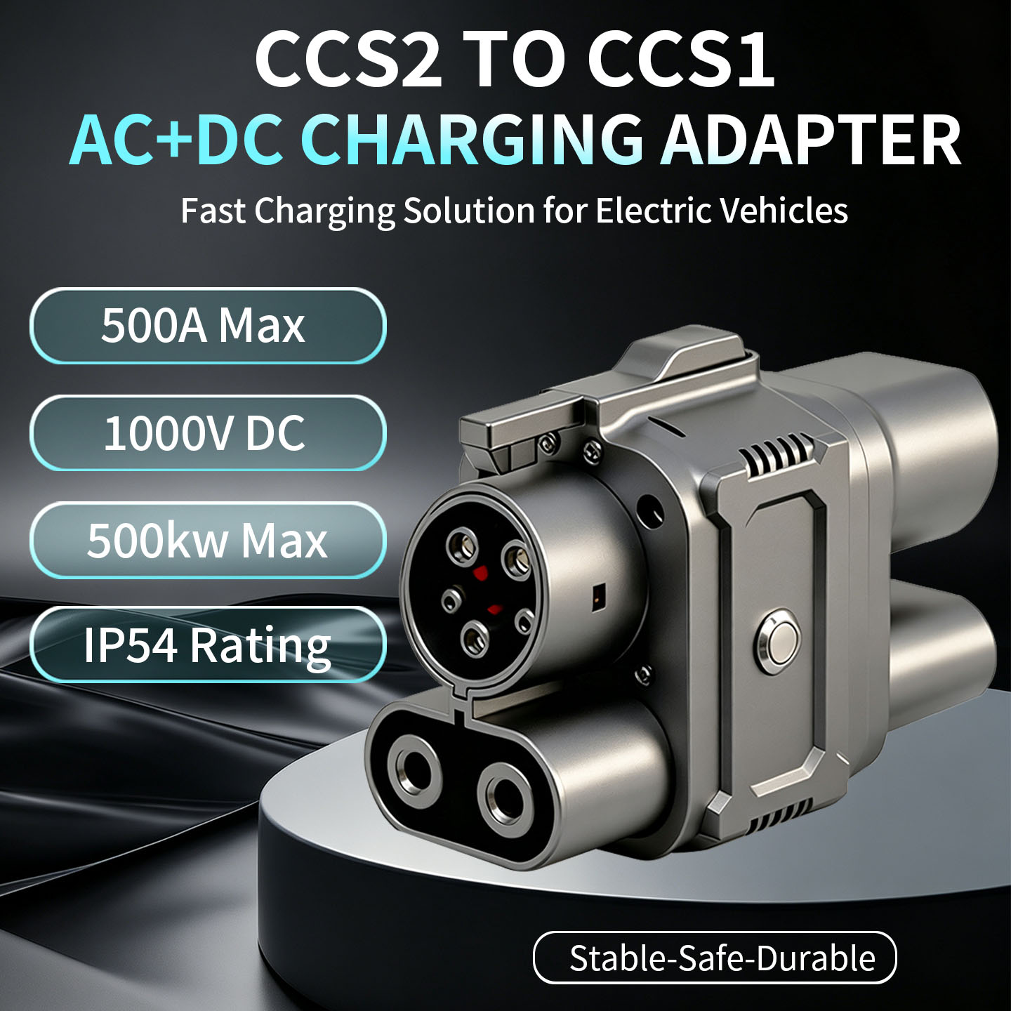 Ev Charger Adapter - Adaptador Convertidor de Cargador Rápido para