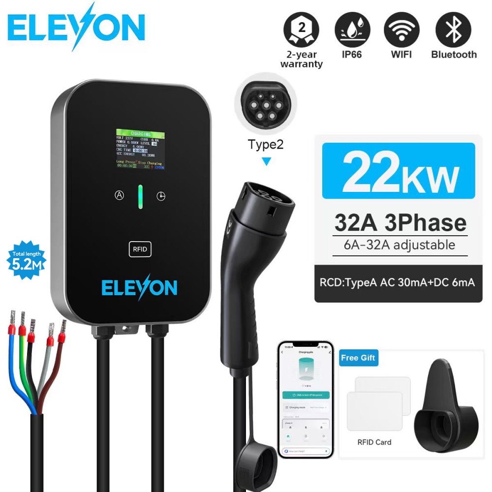 Estación de Carga ELEVON EV 22 - Wallbox Ev reseña y precio