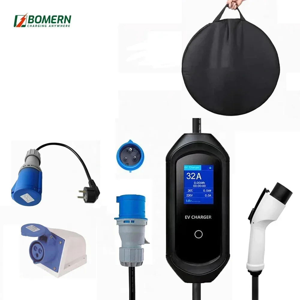 2025 Byd Ev cargador 32 amperi - Portable Ev Charger reseña y precio